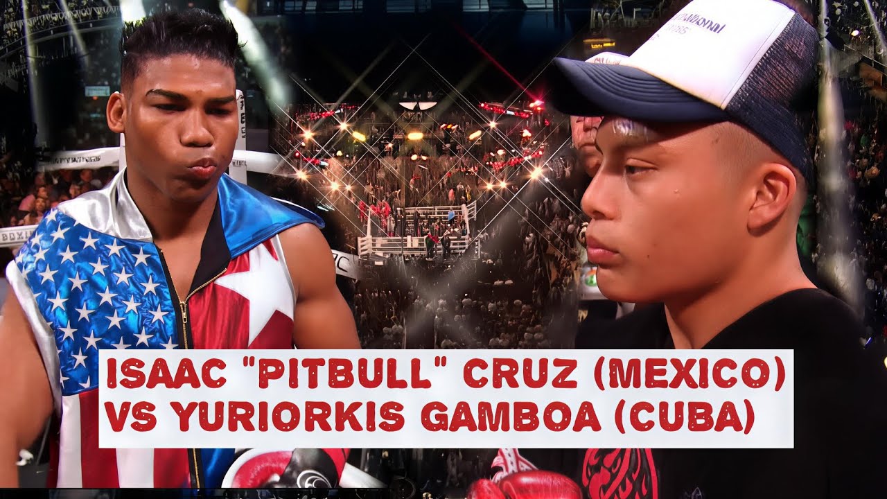 HAMMER PUNCH! ISAAC "PITBULL" CRUZ (MEXICO) VS YURIORKIS GAMBOA (CUBA) #pitbullcruz