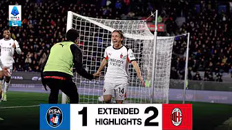 Extended Highlights | LUKA MODRIĆ: decisivo nel finale | Pisa AC Milan 1-2 | Serie A 2025/26