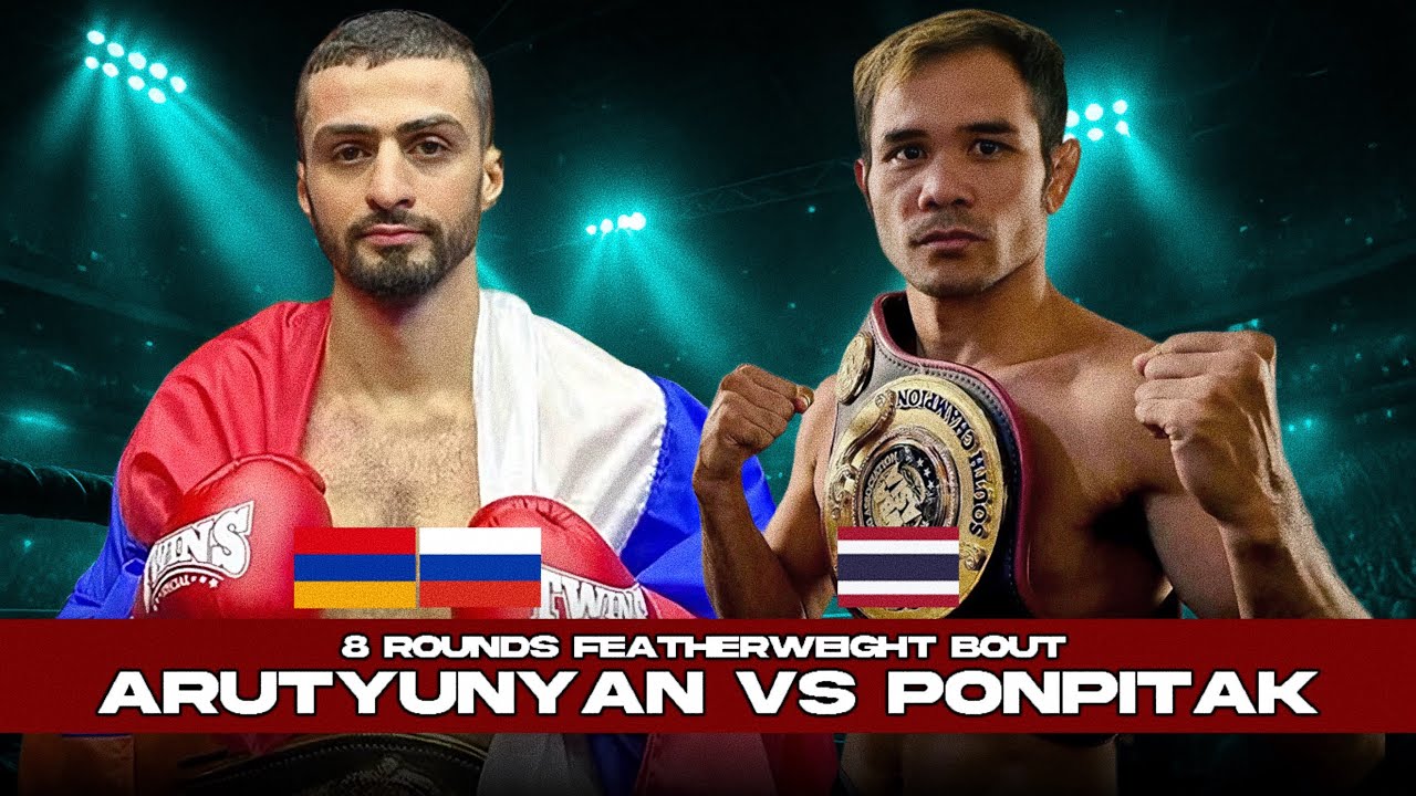🇦🇲🇷🇺Mikael Arutyunyan vs 🇹🇭Sukpasried Ponphitak - 8 Rounds Featherweight Bout