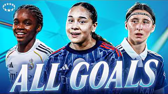 EVERY Women's Champions League Goal From Knockout Phase Play-Off 1st Leg!