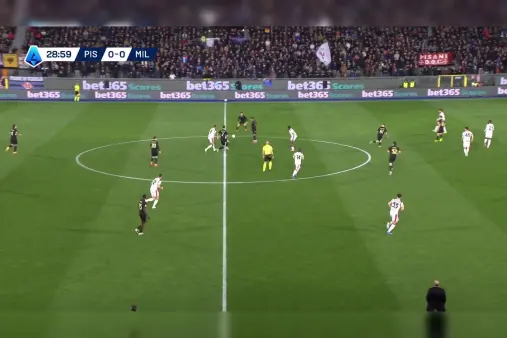 Pisa VS AC Milan Highlight