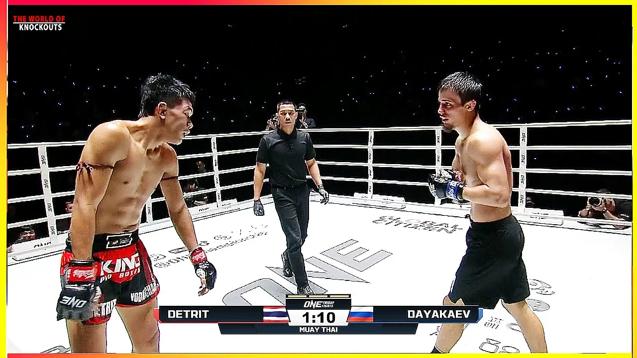 Abdulla Dayakaev (Russia) vs Detrit (Thailand) | MUAY THAI fight, HD