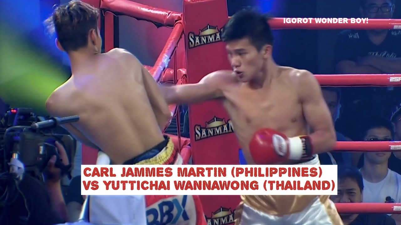 EASY KNOCKOUT BY WONDER BOY! CARL JAMMES MARTIN (PHILIPPINES) VS YUTTICHAI WANNAWAWONG (THAILAND) 