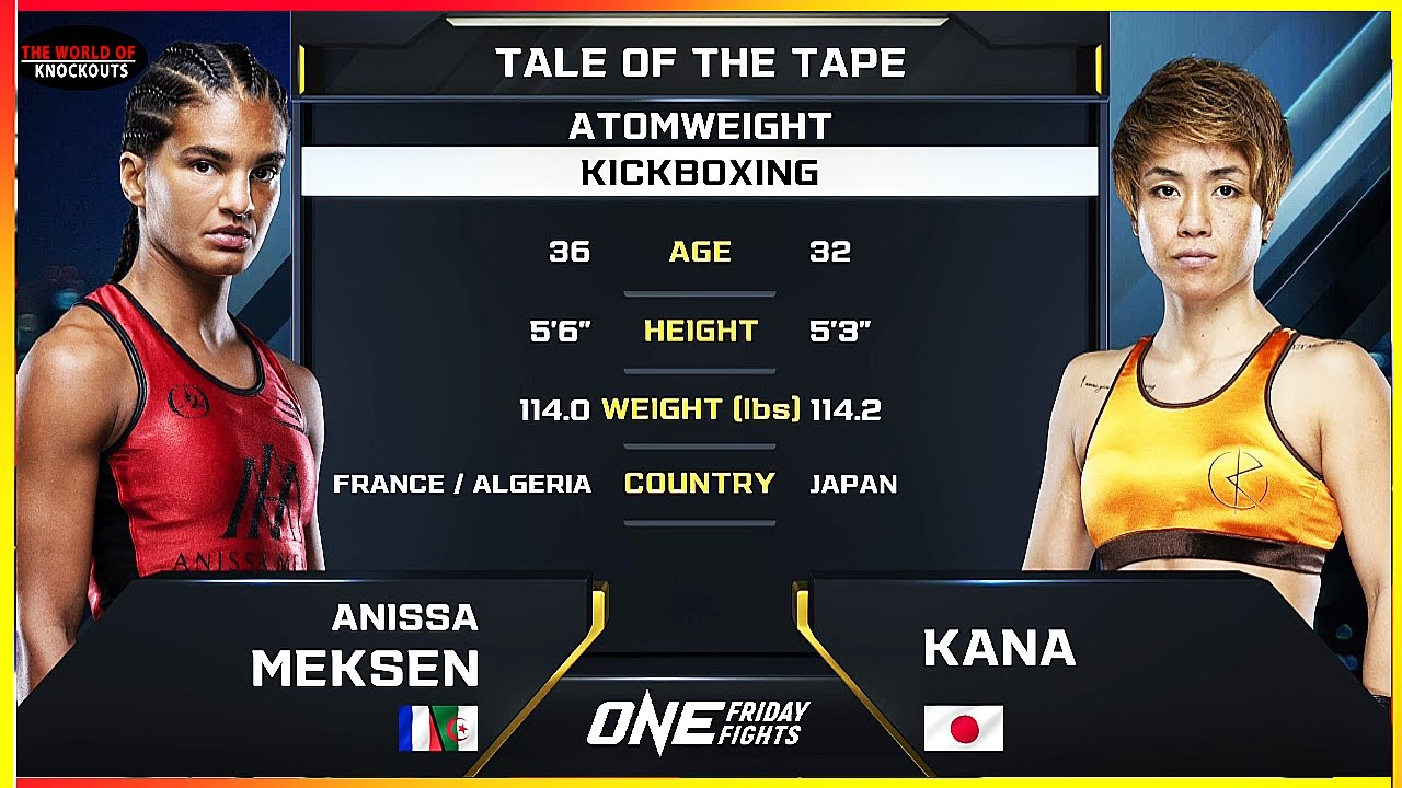 Anissa Meksen (Algeria/France) vs Kana Morimoto (Japan) | Kickboxing Fight, HD