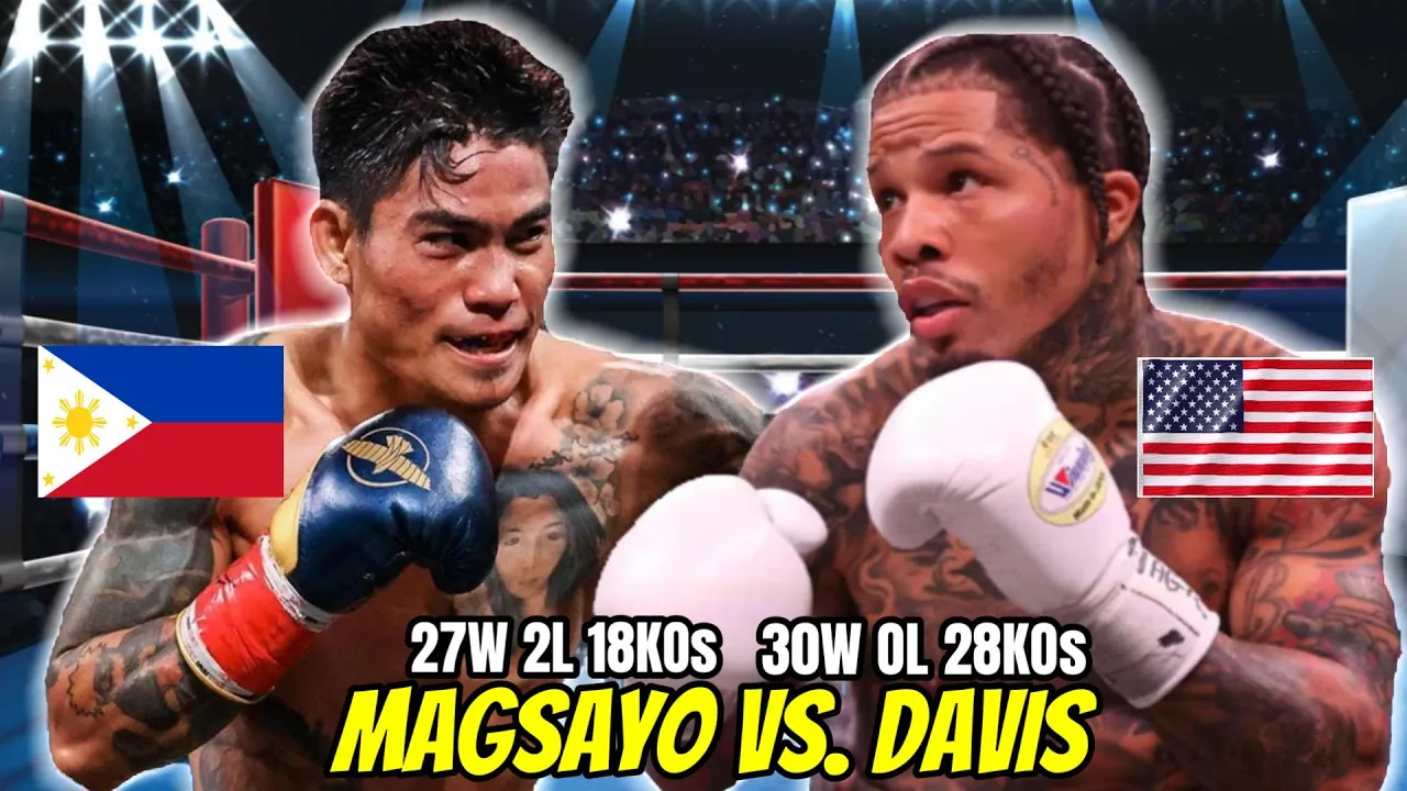 MARK MAGSAYO vs TANK DAVIS JAN 9 2024 | MAGSAYO BAGSAK ANG KALABAN DIRETSO TULOG!