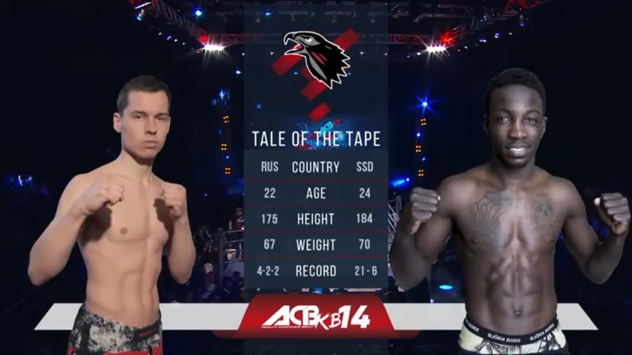 Рустам Авилов vs. Лофого Сарур | Rustam Avilov vs. Lofogo Sarour | ACB KB 14