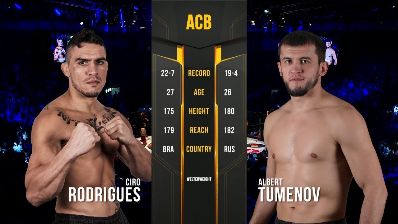 Сиро Родригез vs. Альберт Туменов | Ciro Rodrigues vs. Albert Tumenov | ACB 89