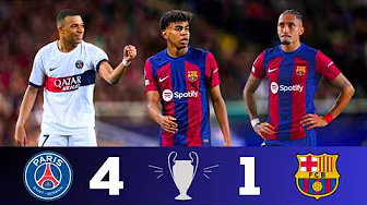 Kylian Mbappé and Dembélé DESTROYING Lamine Yamal and Raphinha in 2024