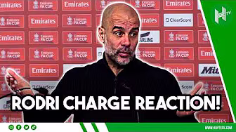 Pep Guardiola REACTS to Rodri charge