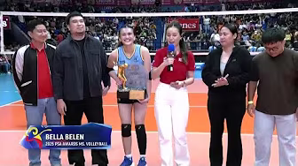 Bella Belen RECEIVES HER MS. VOLLEYBALL AWARD after Capital1 win | 2026 PVL ALL-FILIPINO CONFERENCE
