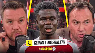 "NOT WORLD CLASS" Arsenal Fan CLAIMS Saka Has Been FOUND OUT as he SLATES his Goals & Assists Record