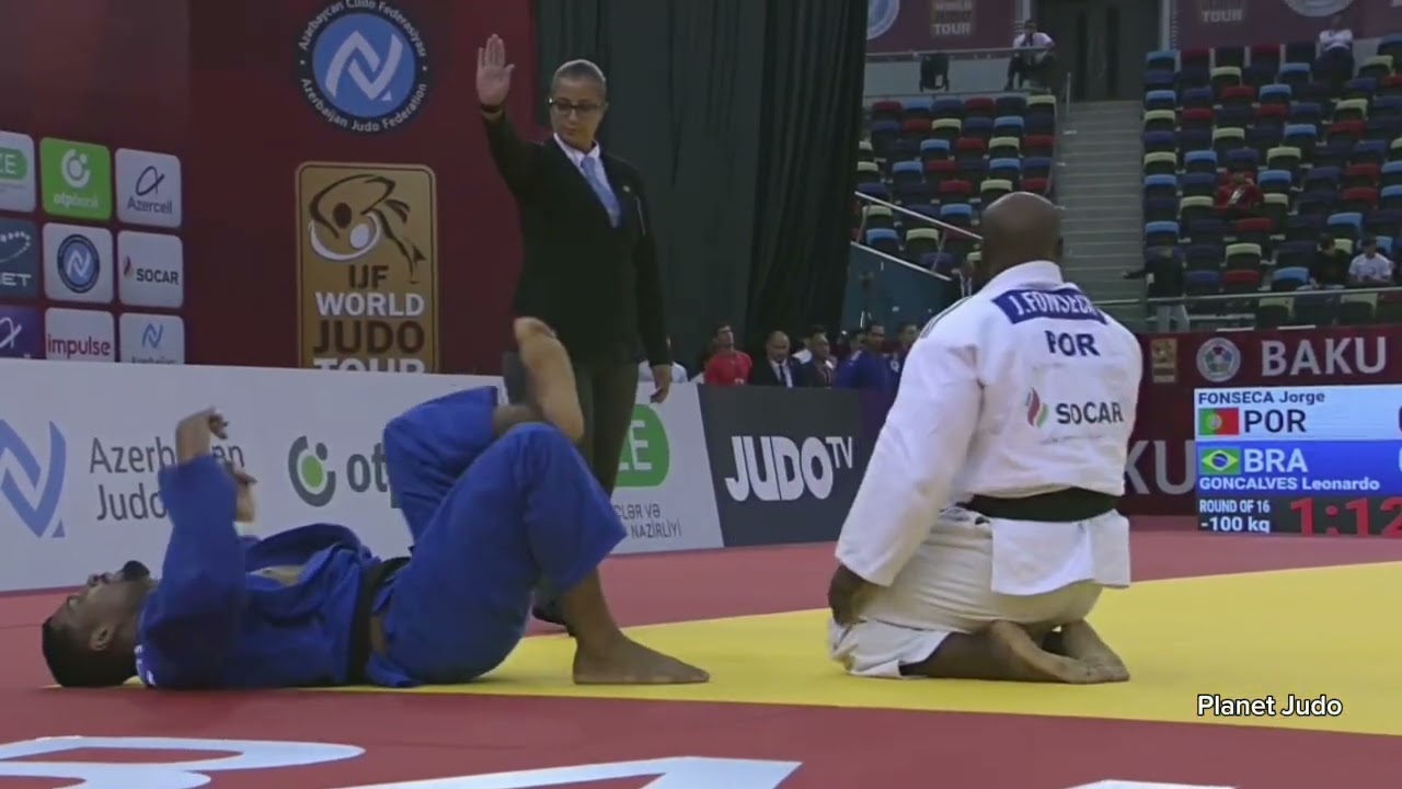 Jorge FONSECA 🇵🇹 🆚️ Leonardo GONCALVES 🇧🇷 | 3 раунд/-100кг | Большой Шлем Баку 2023