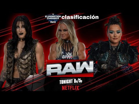 WWE 2K25 lyra valkyria VS Ivy nile VS rhea Ripley Clasificación para elimination chamber 2026