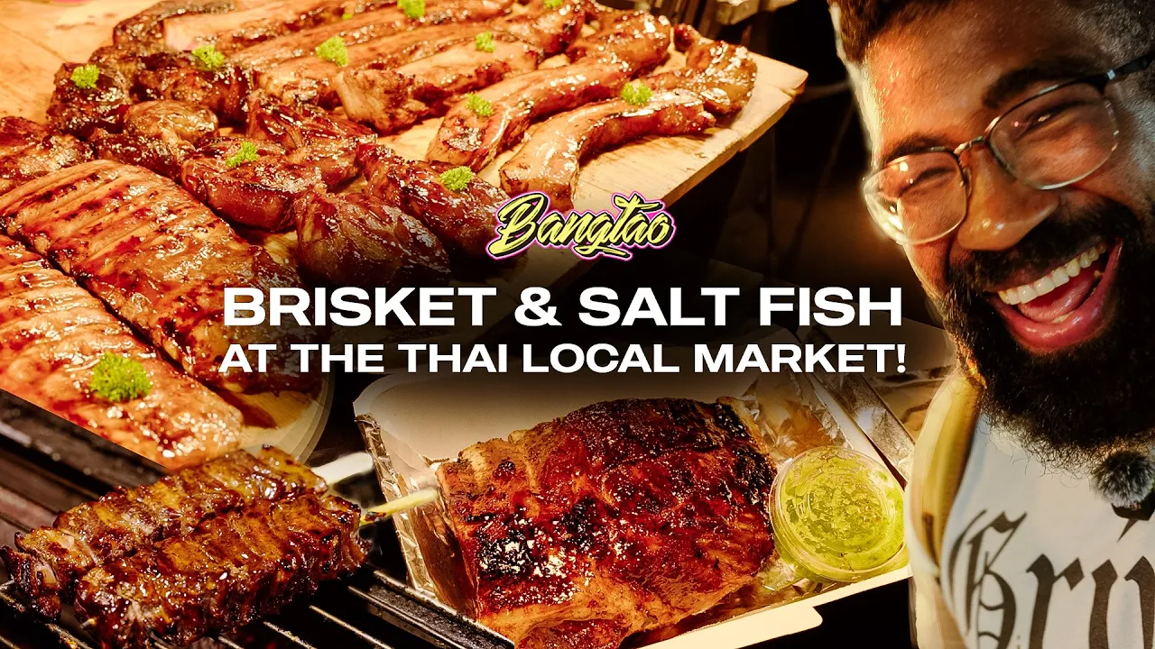 UFC Fighter Chris Curtis Visits Thai Night Market!