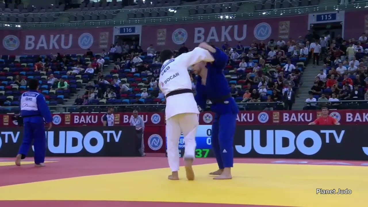 Ilia SULAMANIDZE 🇬🇪 🆚️ Rhys THOMPSON 🇬🇧 | 3 раунд /-100кг | Большой Шлем Баку 2023