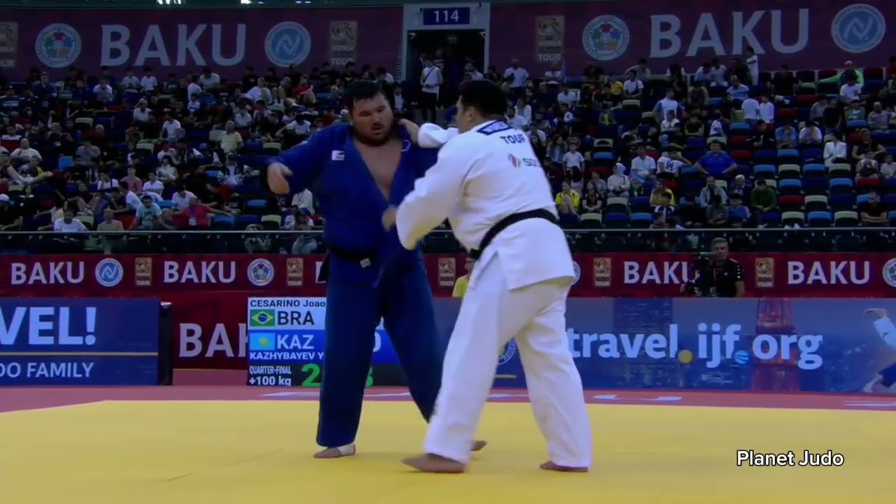 Joao CESARINO 🇧🇷 🆚️ Yerassyl KAZHYBAYEV 🇰🇿 | четвертьфинал/+100кг | Большой Шлем Баку 2023