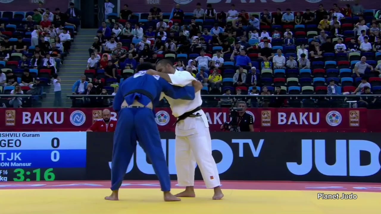 Guram TUSHISHVILI 🇬🇪 🆚️ Mansur RAHMON 🇹🇯 | 2 раунд /+100кг | Большой Шлем Баку 2023