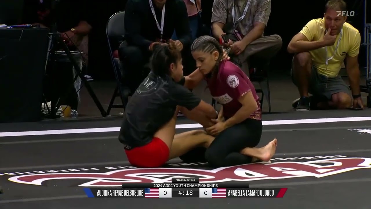 Great girl jiu jitsu youth match