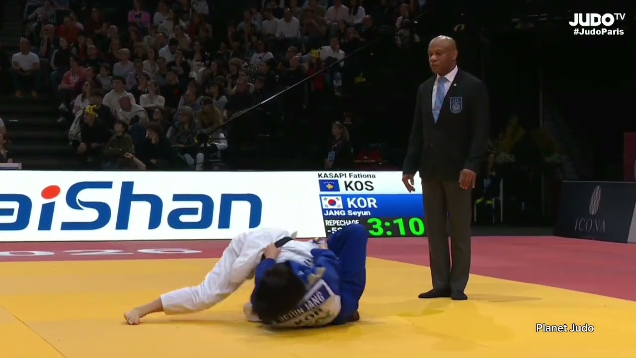 Fationa KASAPI 🇽🇰 🆚️ Seyun JANG 🇰🇷 | утешительная схватка/-52кг | Большой Шлем Париж 2026