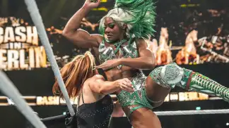The Unholy Union vs. Bianca Belair & Jade Cargill – title match: WWE Bash in Berlin 2024 highlights (2024) poster