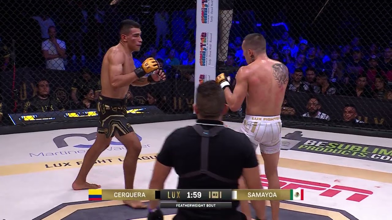 Alejandro “El Noble” Cerquera vs Isaac “El Güero” Samayoa | LUX 035 | Decisión Unánime