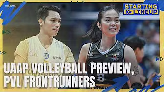 UAAP volleyball preview, PVL Frontrunners | STARTING LINEUP | FULL EPISODE