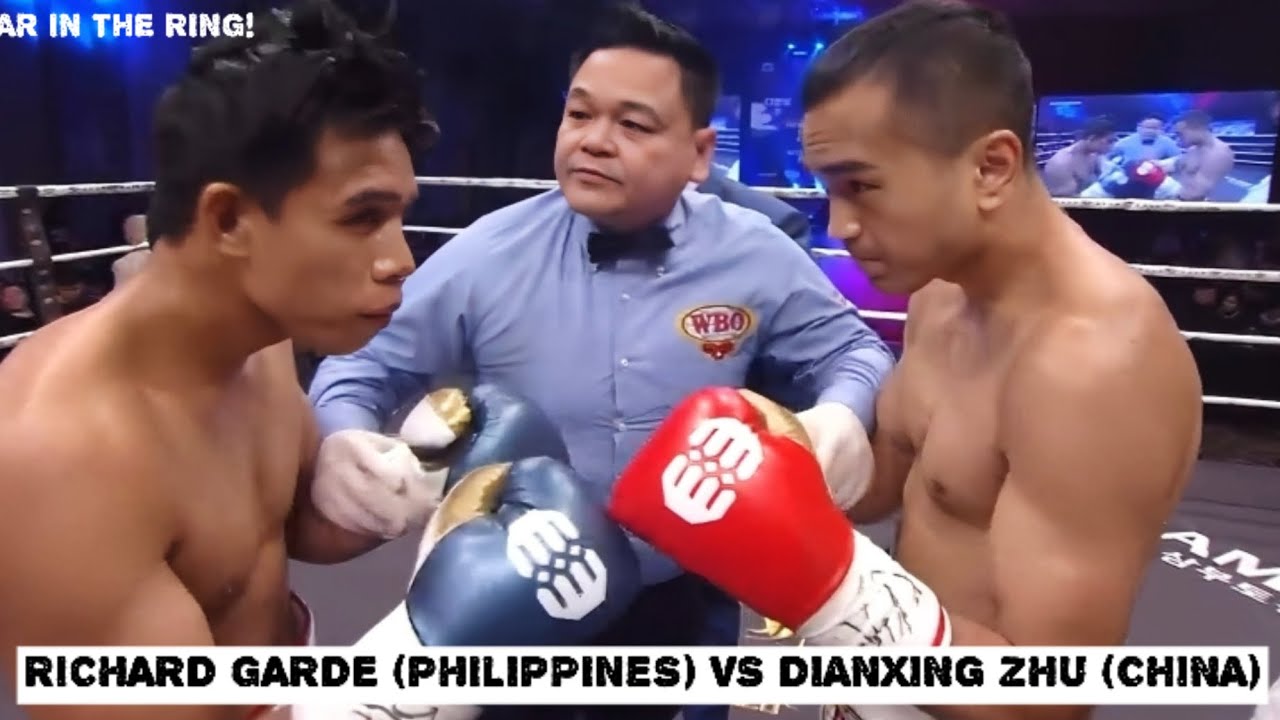 WARNING!!! RICHARD GARDE (PHILIPPINES) VS DIANXING ZHU (CHINA) WBO GLOBAL MINIMUM WEIGHT TITLE
