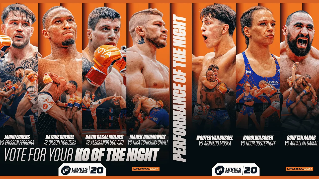 WIN LFL21 TICKETS! Vote for your LFL20 KO & Performance of the Night