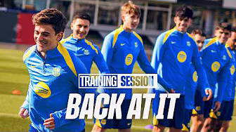 GAVI BACK WITH THE GROUP | FC Barcelona Training 🔵🔴