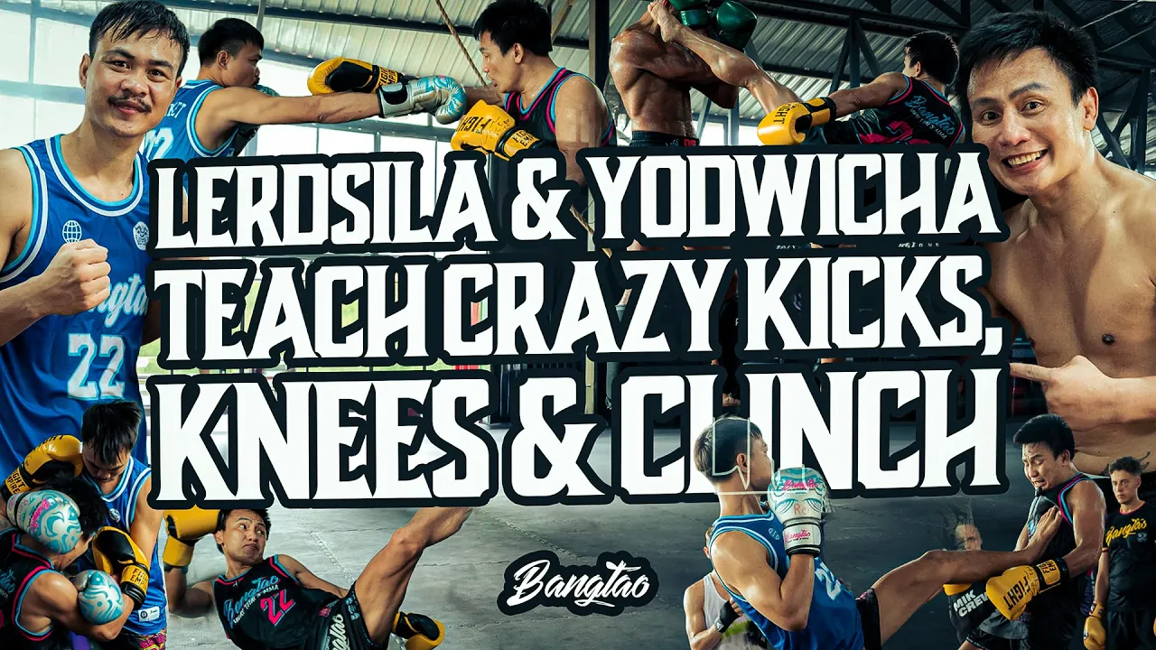 Muay Thai Legends Lerdsila & Yodwicha Teach Kicks, Knees & Clinch | Bangtao Seminar PART 1