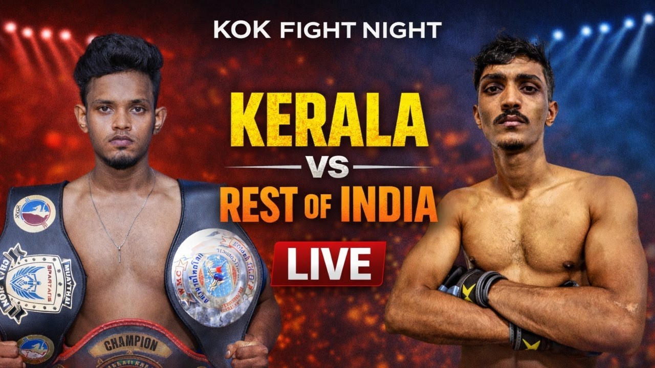 KOK Fight Night LIVE | Kerala vs Rest of India | Kickboxing | K1 Kerala | Calicut