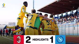 La doppietta decisiva di Capitan Scotti | AC Milan-Napoli 2-1 | Highlights Primavera 1