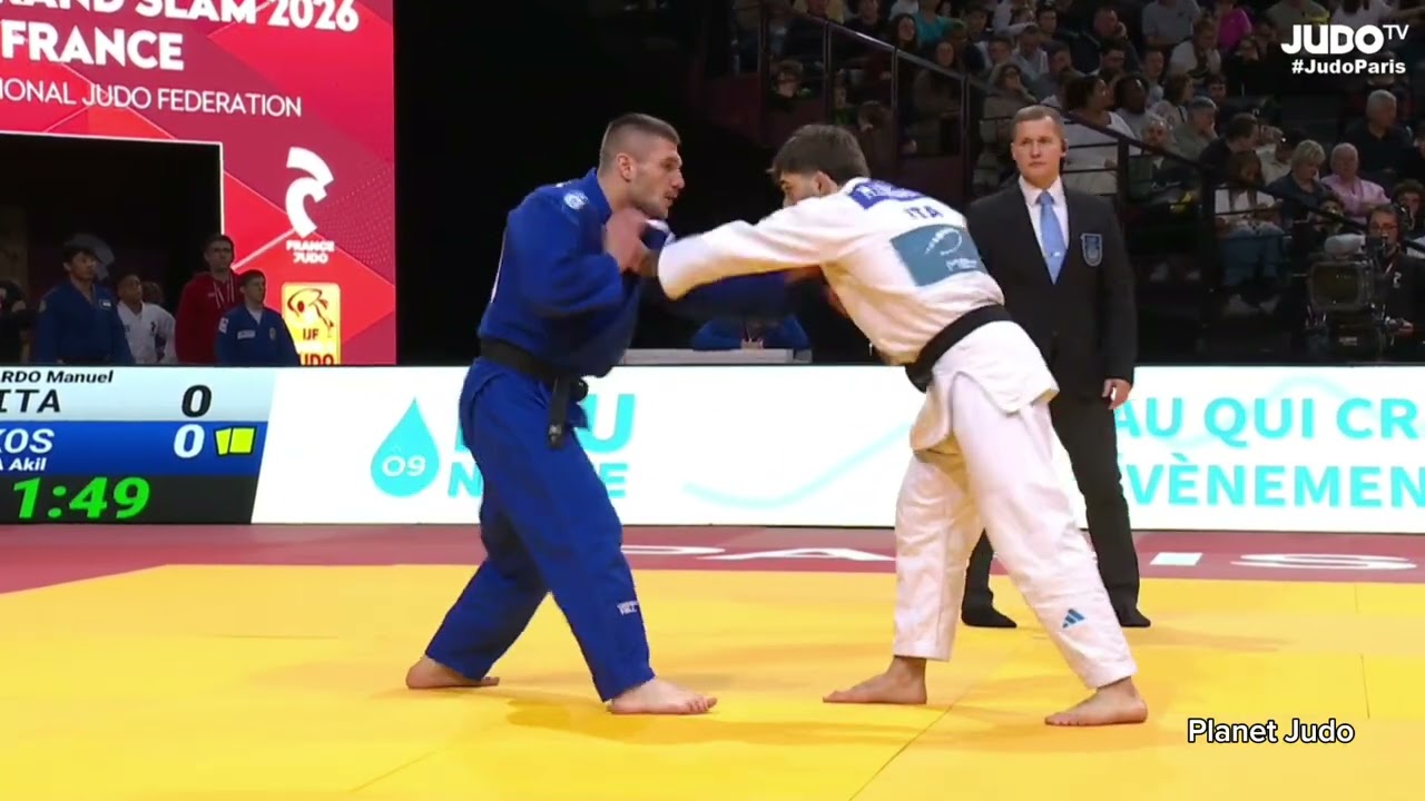 Manuel LOMBARDO 🇮🇹 🆚️ Akil GJAKOVA 🇽🇰 | 1/8финала /-73кг | Большой Шлем Париж 2026