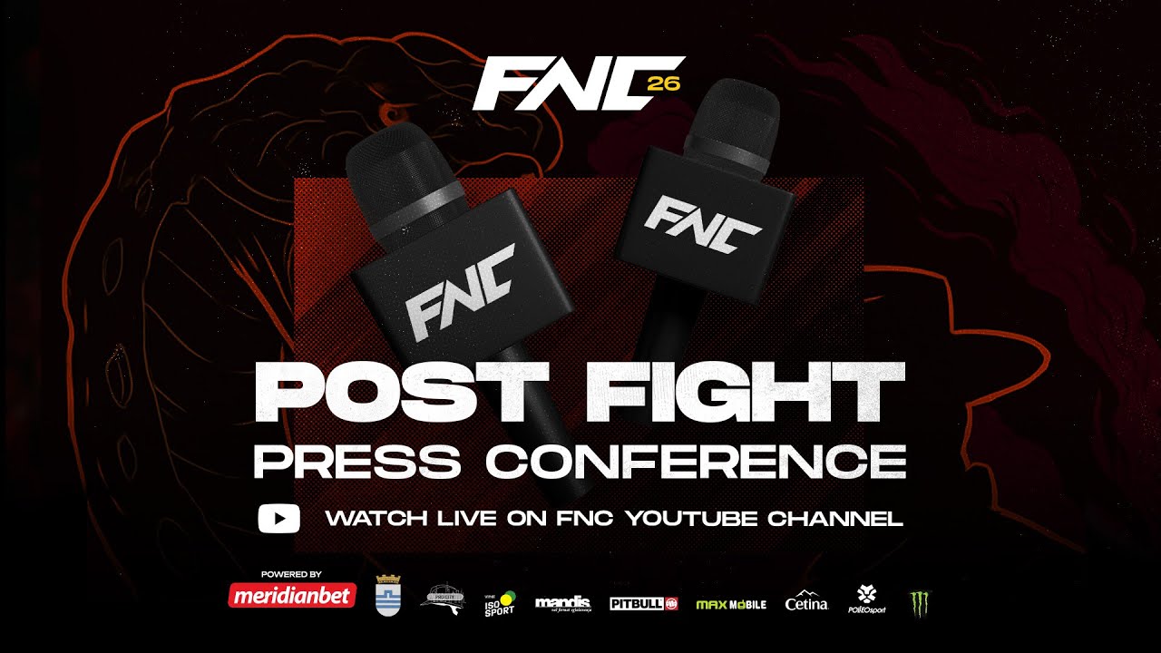 [LIVE] FNC 26 powered by Meridianbet | PRESS CONFERENCE | Podgorica