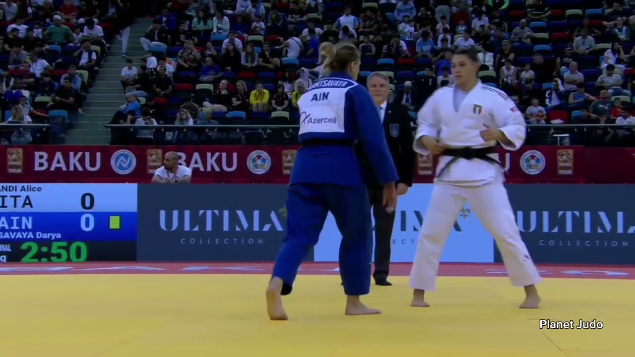 Alice BELLANDI 🇮🇹 🆚️ Darya KANTSAVAYA 🇧🇾 | четвертьфинал/-78кг | Большой Шлем Баку 2023