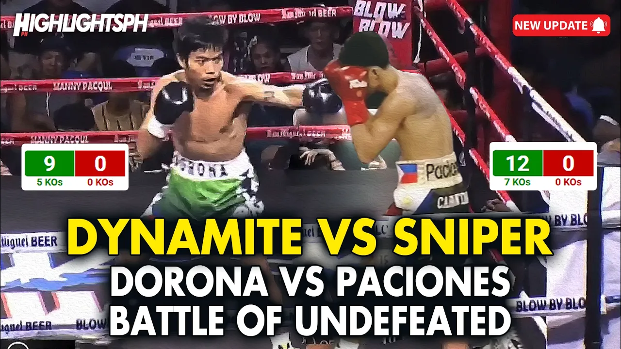 NEW FIGHT: Dynamite vs Sniper (Battle of Undefeated)! Nathaniel Dorona vs Arvin Jhon Paciones