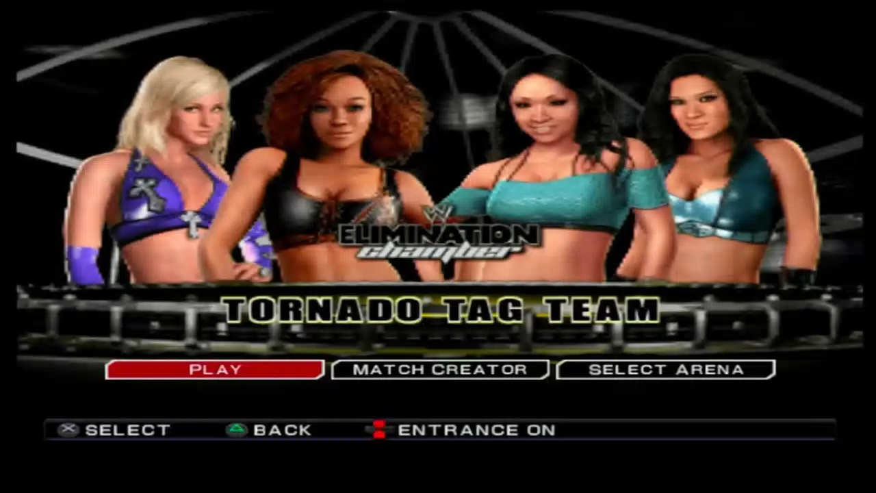 Alicia Fox Michelle McCool vs Gail Kim Melina
