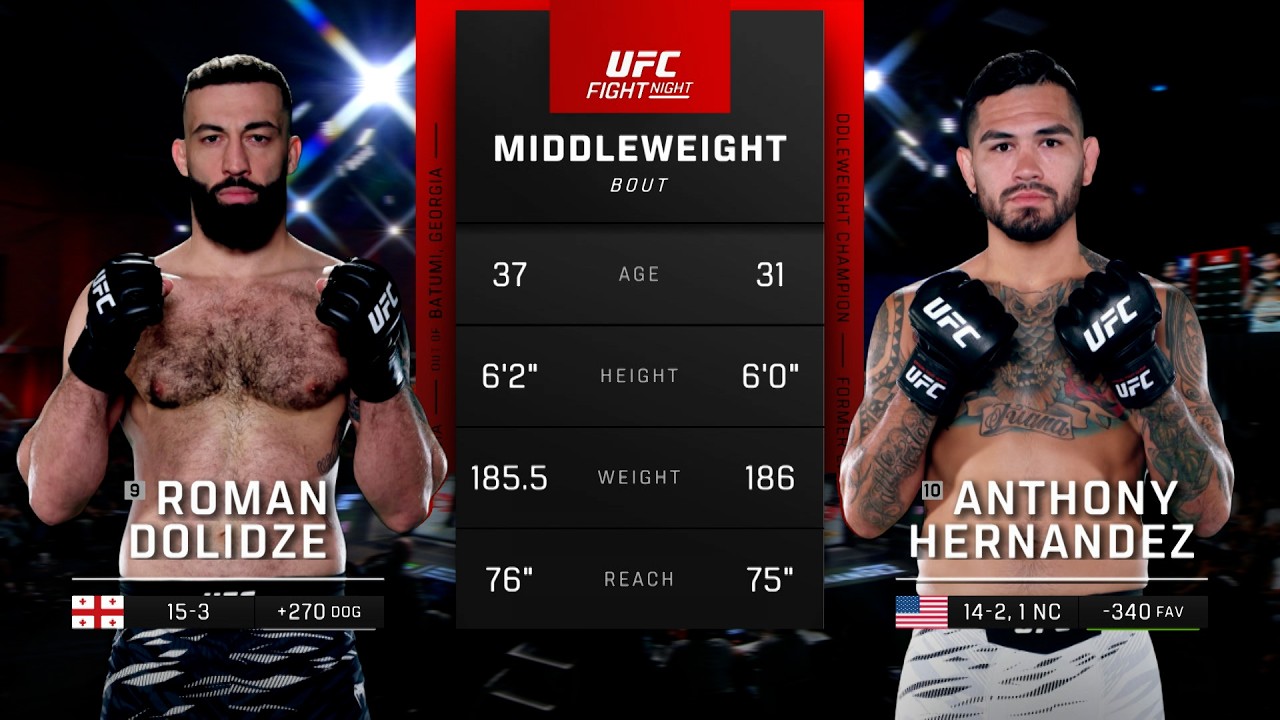 Roman Dolidze x Anthony Hernandez | LUTA COMPLETA | UFC Houston