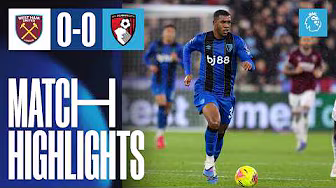 Petrović keeps clean sheet as unbeaten run continues | West Ham 0 - 0 AFC Bournemouth