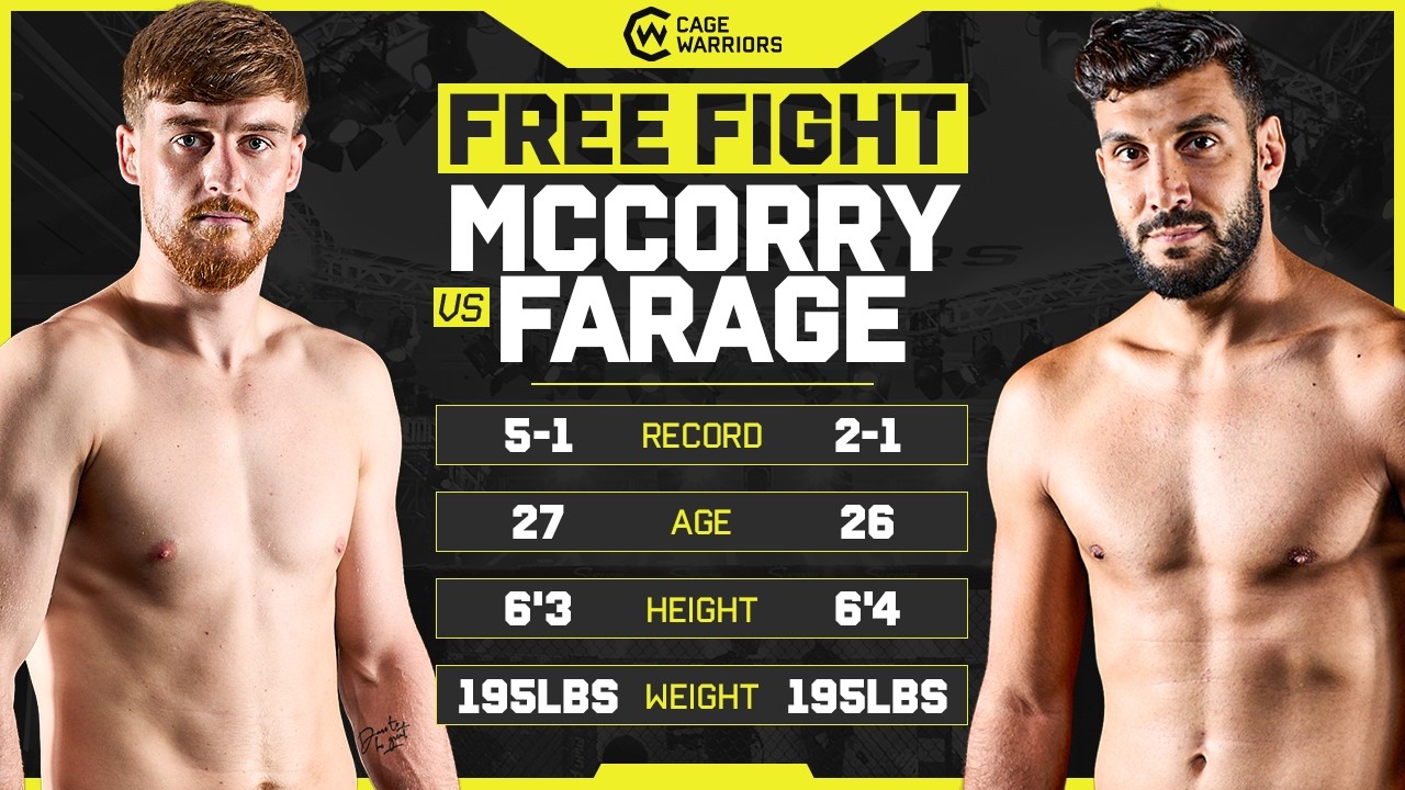 FUTURE CHAMP?! 👊 | Paddy McCorry vs. Shuki Farage | FREE FIGHT | CW 200 Dublin