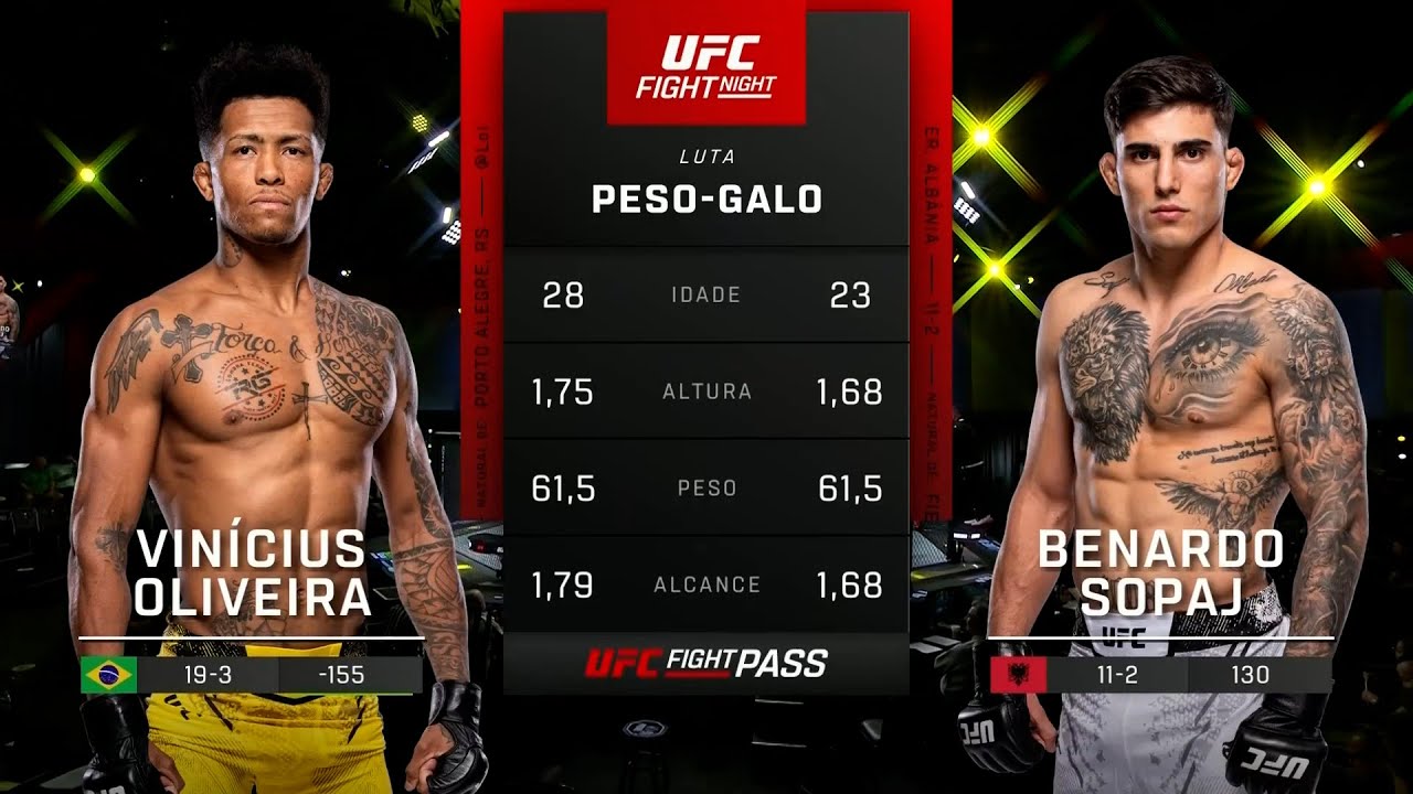 Vinicius "LokDog" Oliveira x Benardo Sopaj | LUTA COMPLETA | UFC Vegas 113