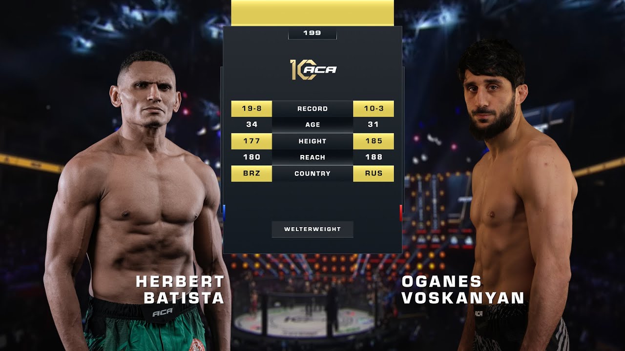 Херберт Батиста vs. Оганес Восканян | Herbert Batista vs. Oganes Voskanyan | ACA 199