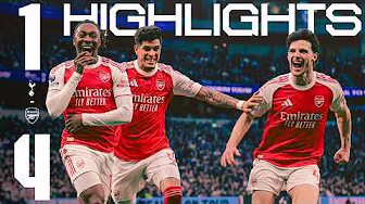 EZE AND GYOKERES SCORE DOUBLES ON DERBY DAY | HIGHLIGHTS | Spurs 1 - 4 Arsenal | PL