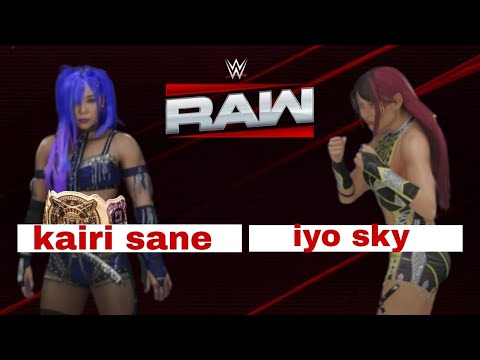 WWE 2K25 kairi sane vs iyo sky 