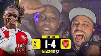 "WE'RE GONNA RELEGATE SPURS!" Arsenal Fans REACT after EMPHATIC 4-1 Victory over Spurs in the NLD!