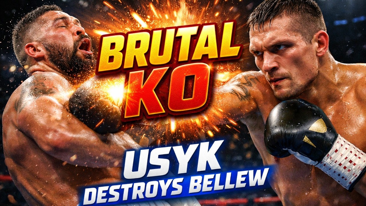 Oleksandr Usyk vs Tony Bellew KO – Brutal Left Hand Knockout | Undisputed Cruiserweight King