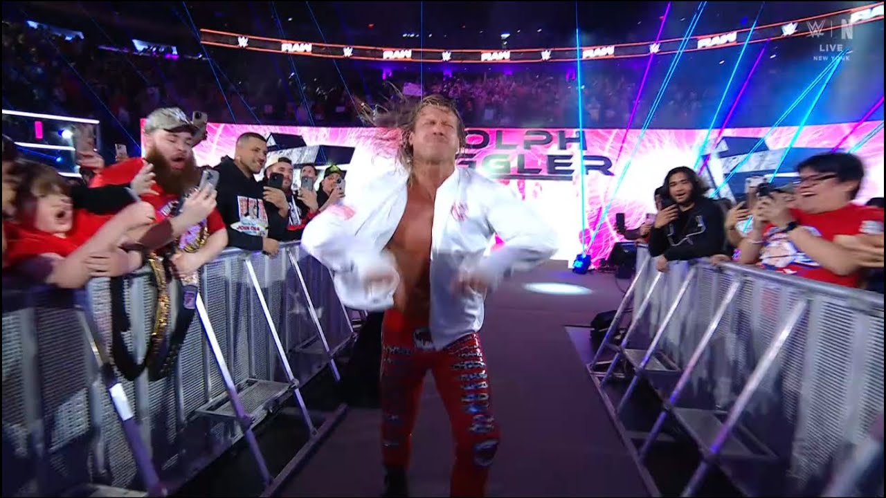Dolph Ziggler Returns Entrance - WWE RAW | Nov. 17, 2025