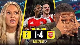 Live GOALS Reaction as Arsenal THUMP Spurs 4-1!
