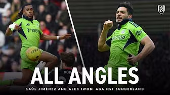 Jiménez's steely penalty and Iwobi's box-to-box finish | EVERY ANGLE OF GOALS SCORED AT SUNDERLAND