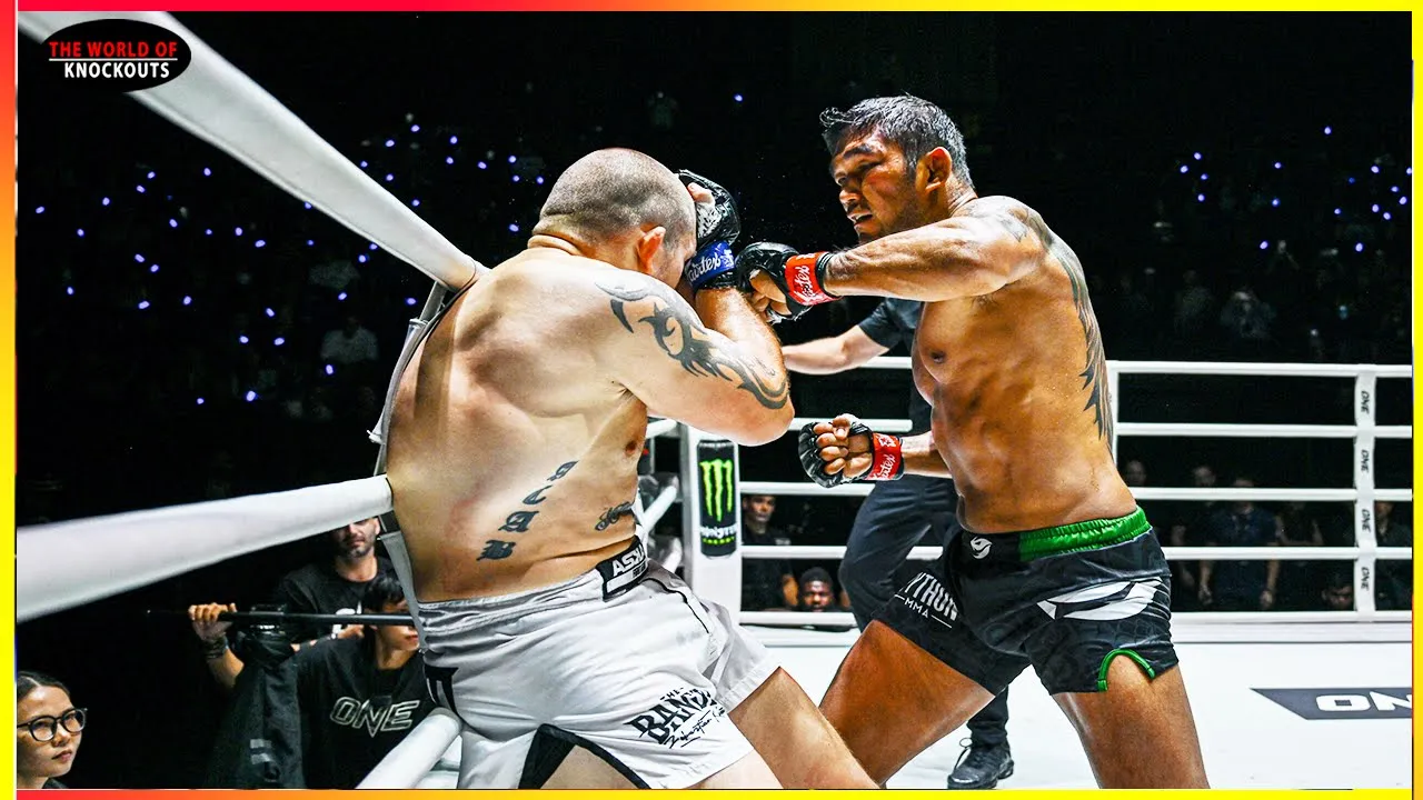 Aung La N Sang (Myanmar) vs Zebaztian Kadestam (Sweden) - KNOCKOUT, MMA HD